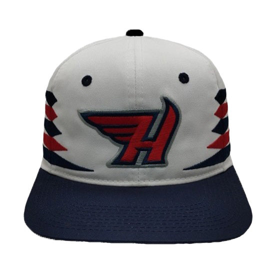 White Navy Shark Teeth Hat
