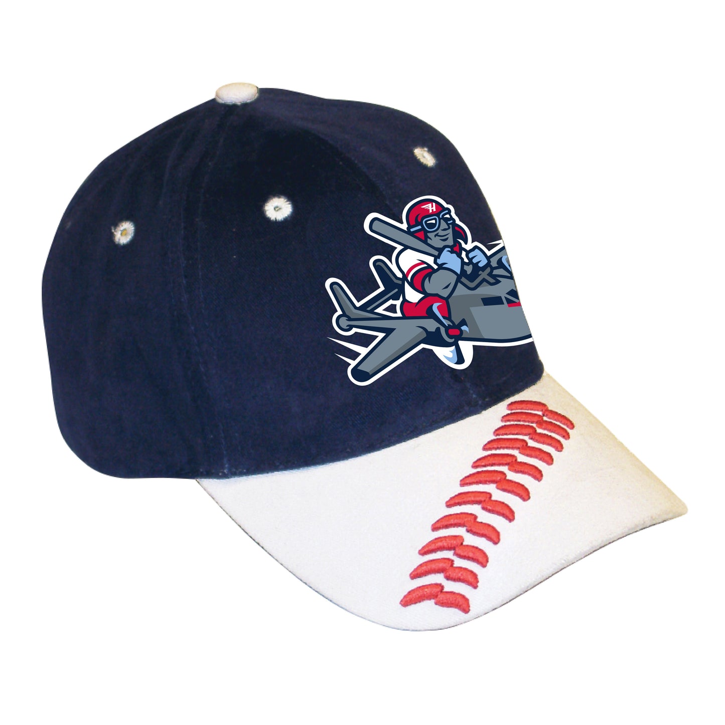 Youth Navy Stitches Cap