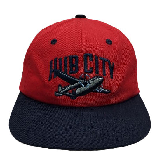 Red Black Hub City Hat