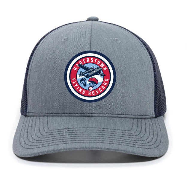 Gray / Navy Parachute Embroider