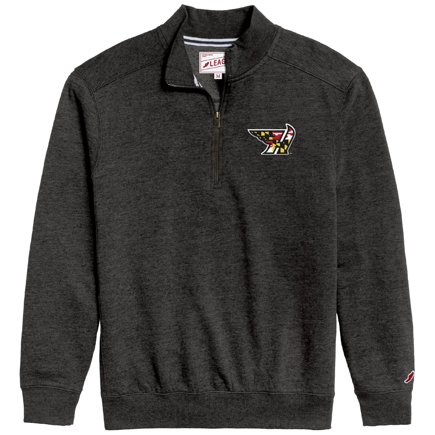 Heather Onyx 1/4 Zip