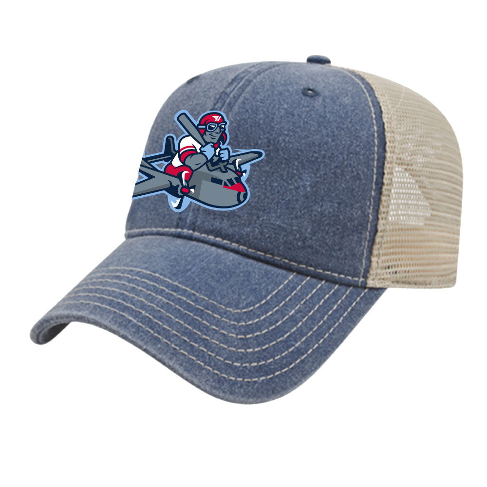 Navy/Stone Trucker Cap