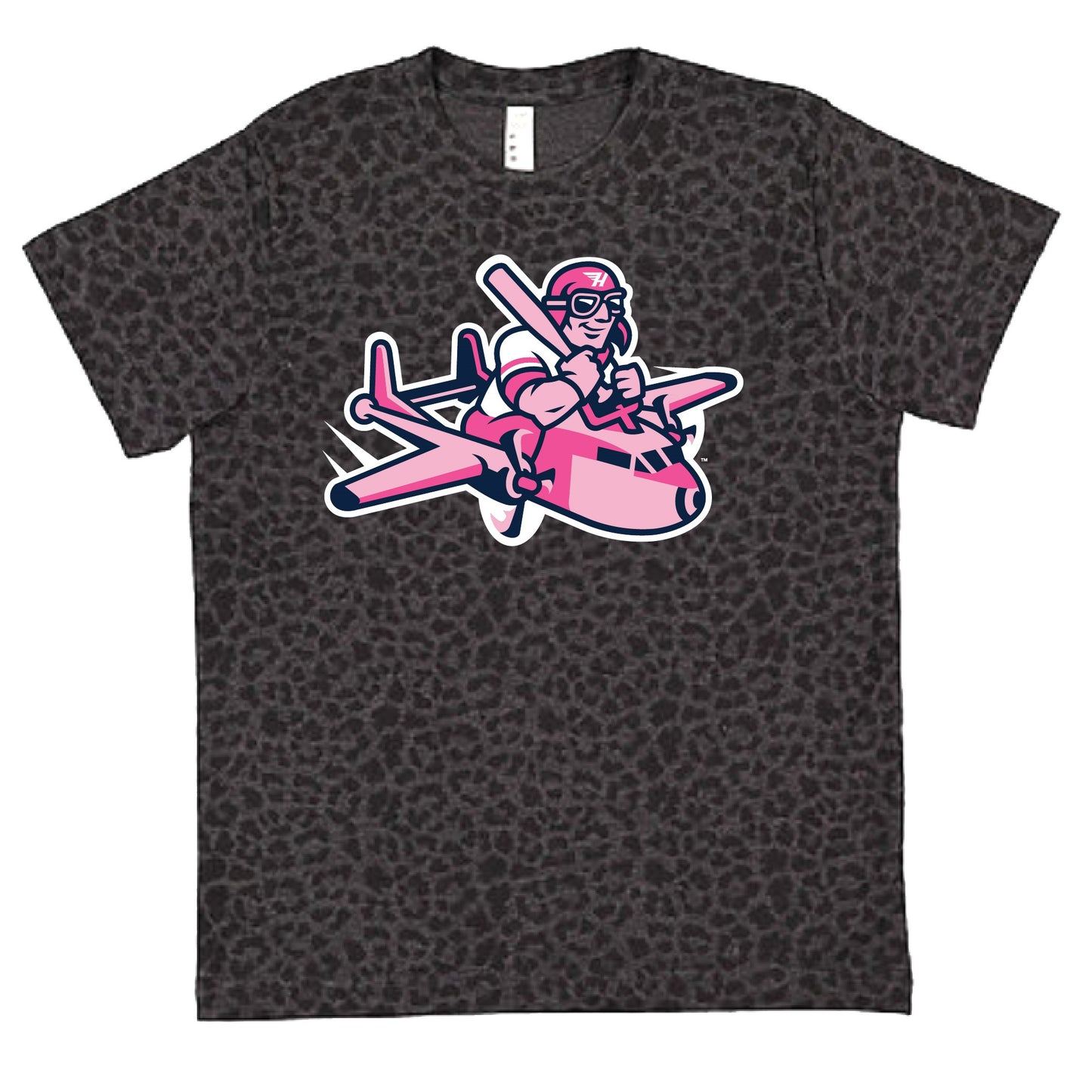 Youth Girls Black Leopard Shirt