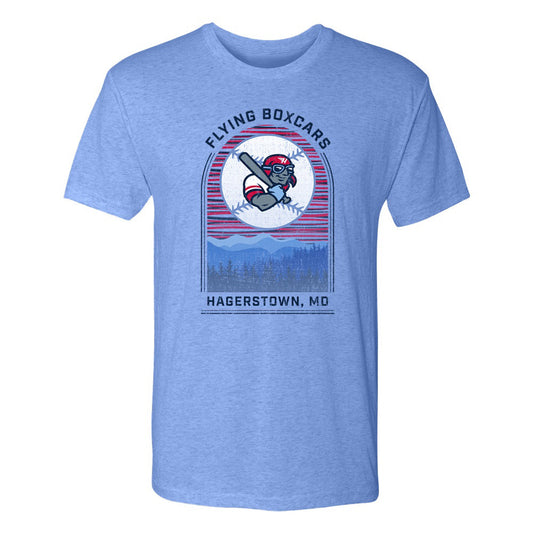 Light Blue Skyline Tee