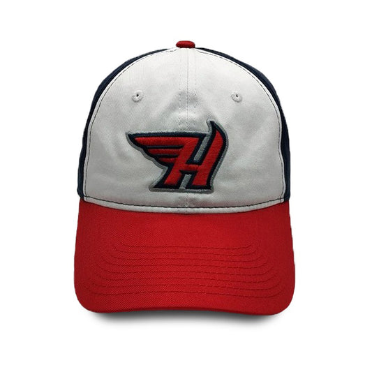Navy White Red H Hat