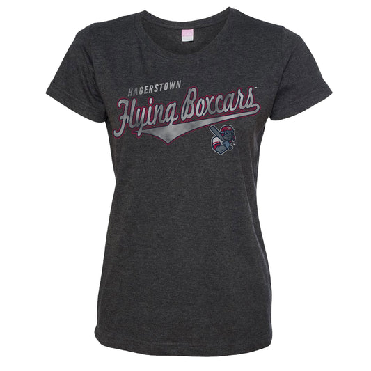 Ladies Smoke Grey Layout Tee