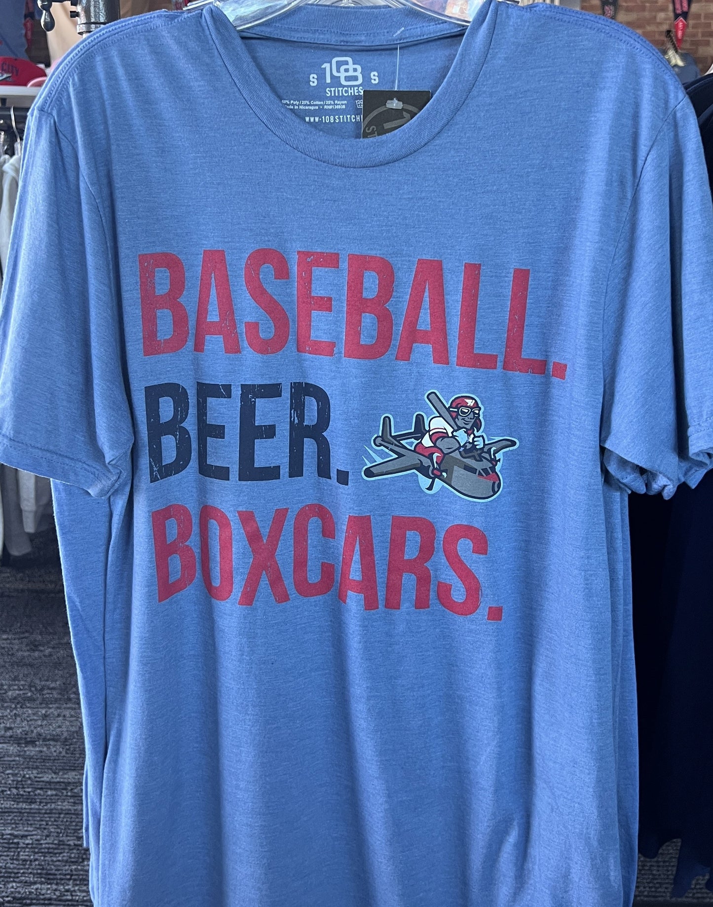 Blue Beer Boxcars T-Shirt