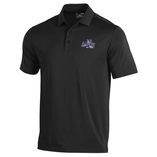 Under Armour Mens Black Polo