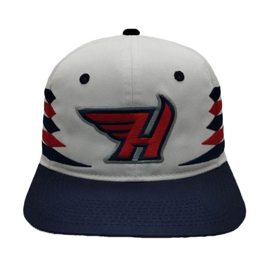 White Navy Shark Teeth Hat
