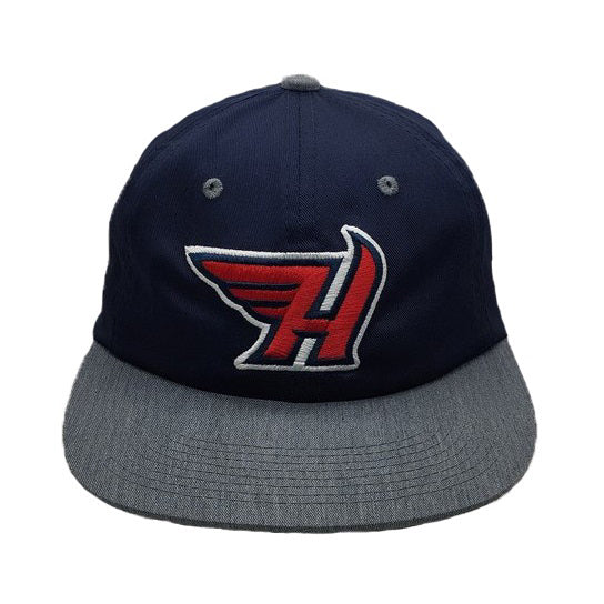Navy Gray H Hat