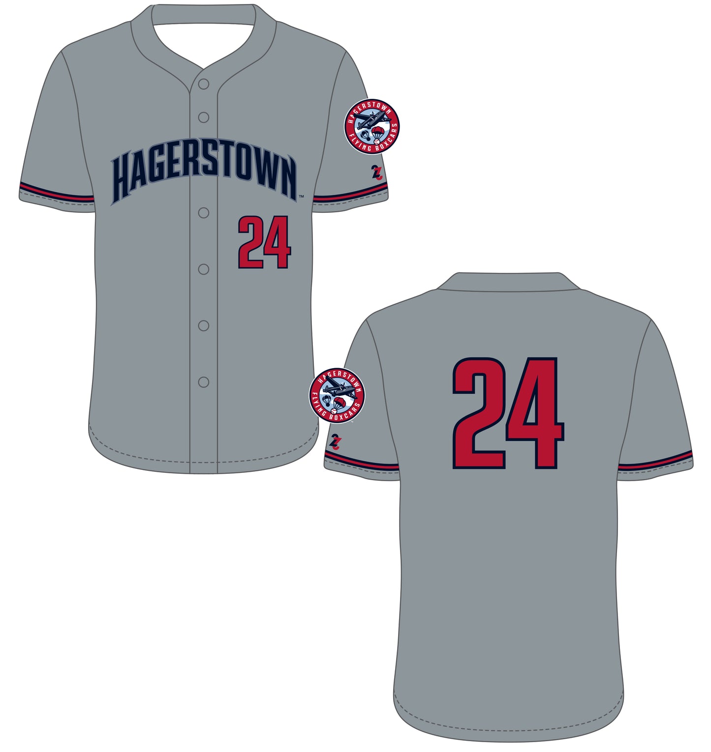 Gray Hagerstown Jersey