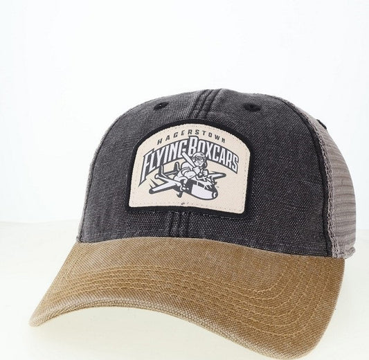Camel Grey Trucker Cap