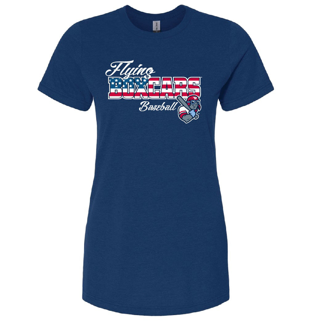 Ladies Cadet Mist T-Shirt – Flying Boxcars Team Store