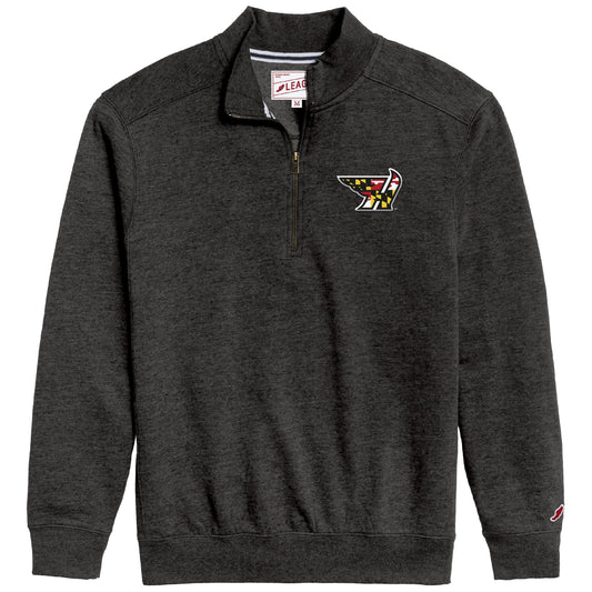 Heather Onyx 1/4 Zip