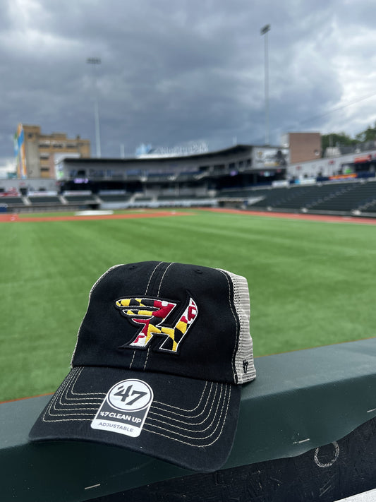 Black MD Clean Up Trucker