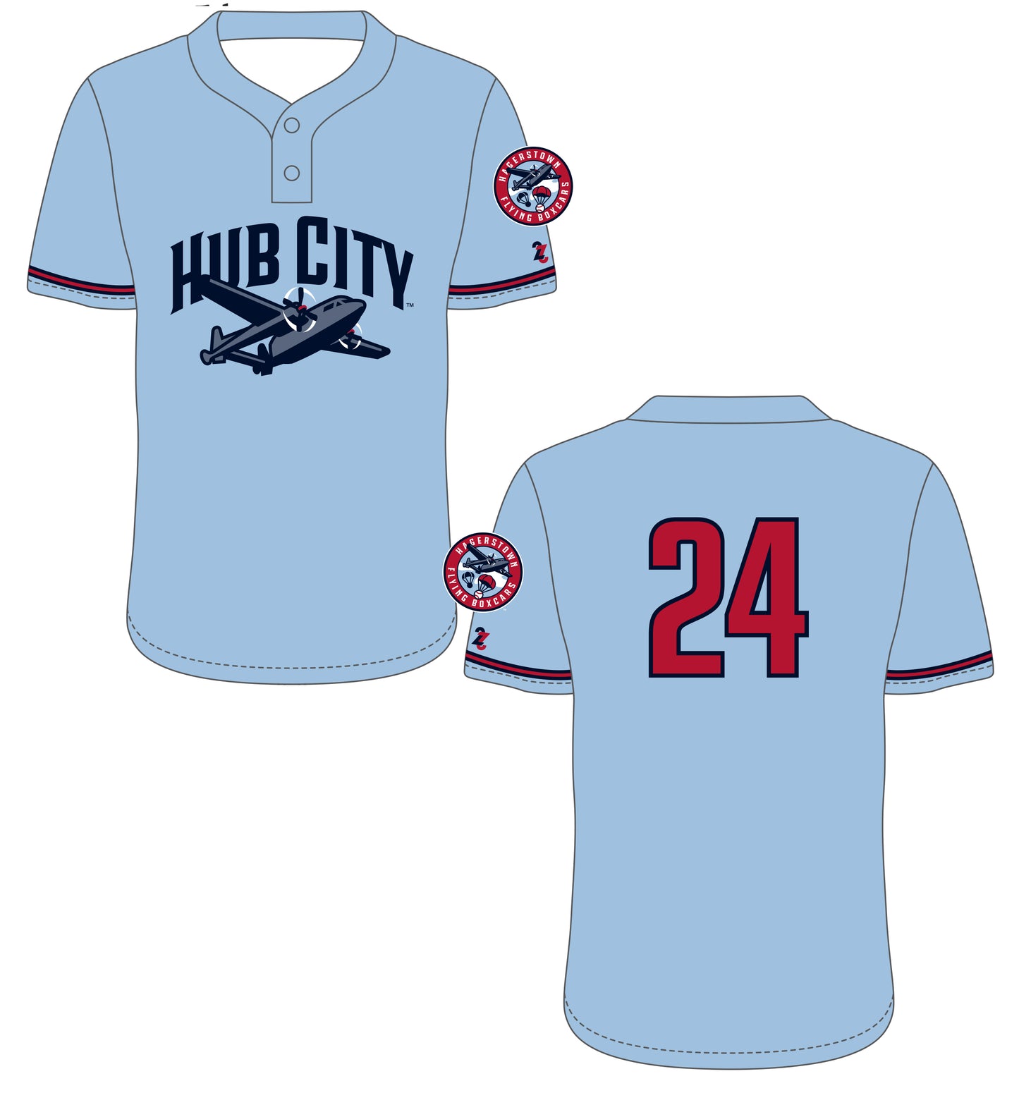 Lt Blue Hub City Jersey